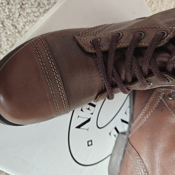 Steve Madden combat leather boots 7M - Picture 2 of 8